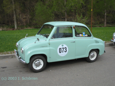 Goggomobil: Bj. 1964, 14 PS, 2 Zylinder, 245 ccm