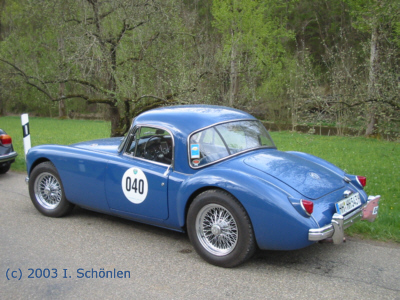 MG A: Bj. 1957, 72 PS, 4 Zylinder, 1489 ccm