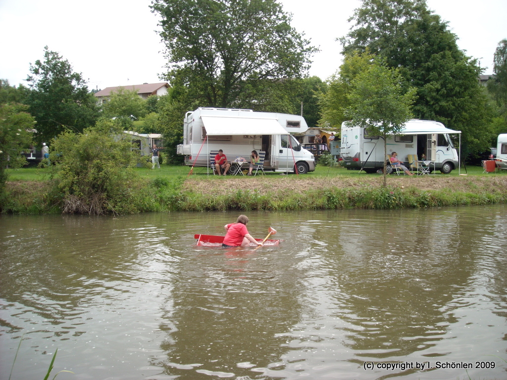 Ziel war es, als schnellster und trocken ins Ziel zu kommen.