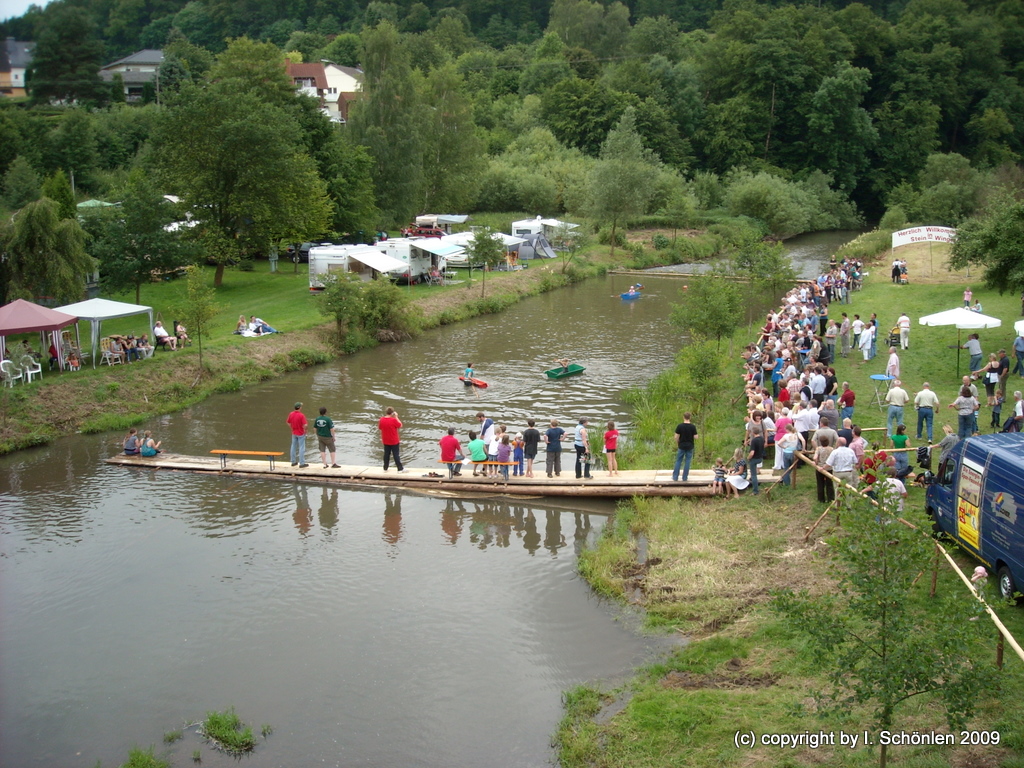Die Nister von der Br�cke gesehen