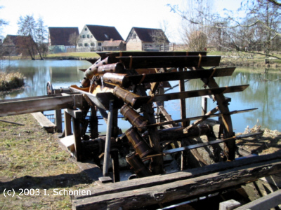 Sch�pfrad zur Landbew�sserung